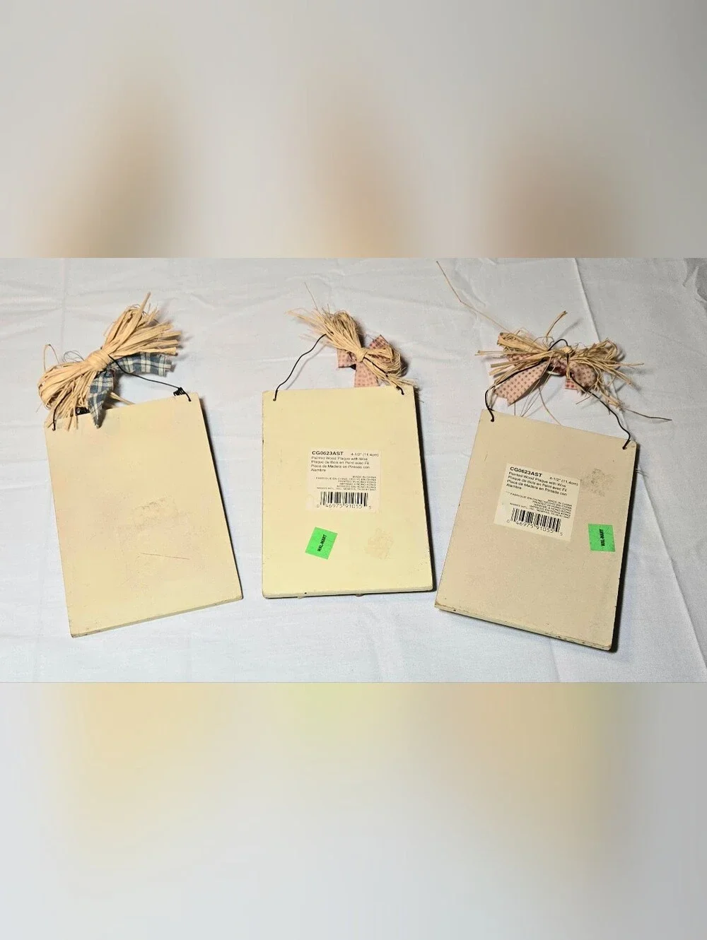 Vintage Primitive Laundry Room Signs Set of 3 🧺 Farmhouse Country Decor